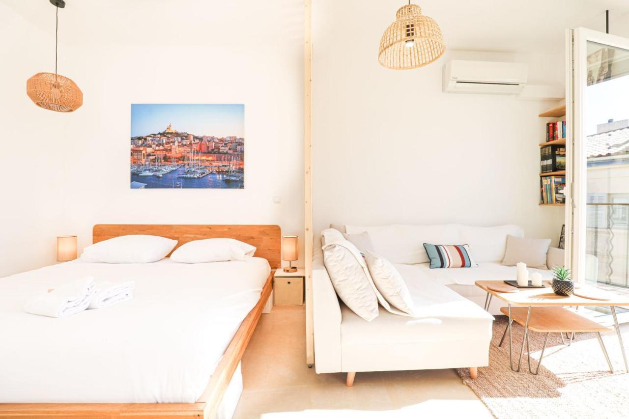 Apartmán Le Pytheas - Vue Vieux-Port Avec Terrasse Et Clim Marseille Exteriér fotografie
