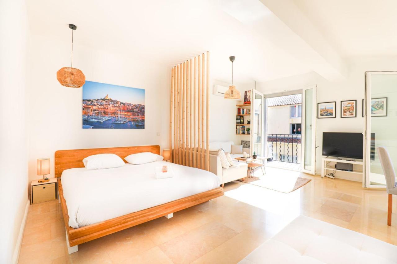Apartmán Le Pytheas - Vue Vieux-Port Avec Terrasse Et Clim Marseille Exteriér fotografie