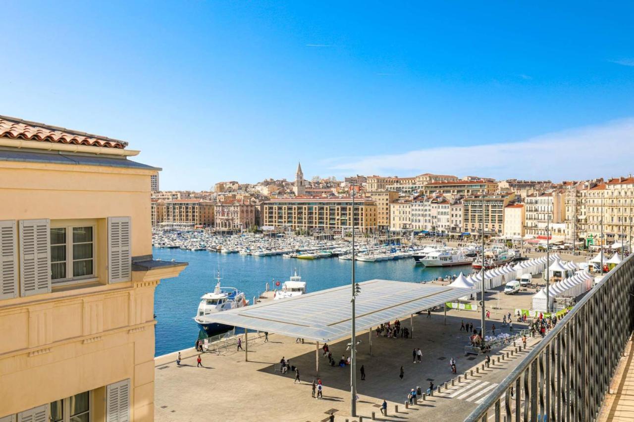 Apartmán Le Pytheas - Vue Vieux-Port Avec Terrasse Et Clim Marseille Exteriér fotografie