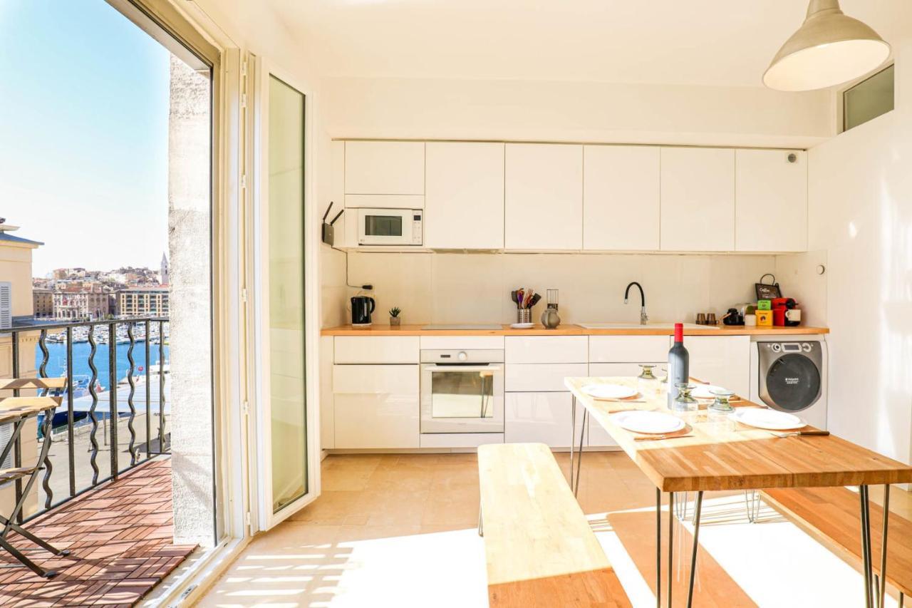 Apartmán Le Pytheas - Vue Vieux-Port Avec Terrasse Et Clim Marseille Exteriér fotografie