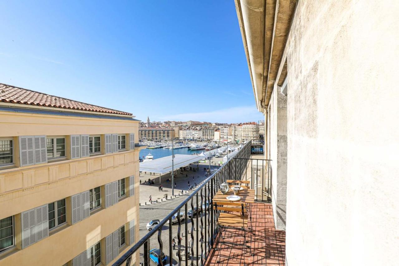 Apartmán Le Pytheas - Vue Vieux-Port Avec Terrasse Et Clim Marseille Exteriér fotografie