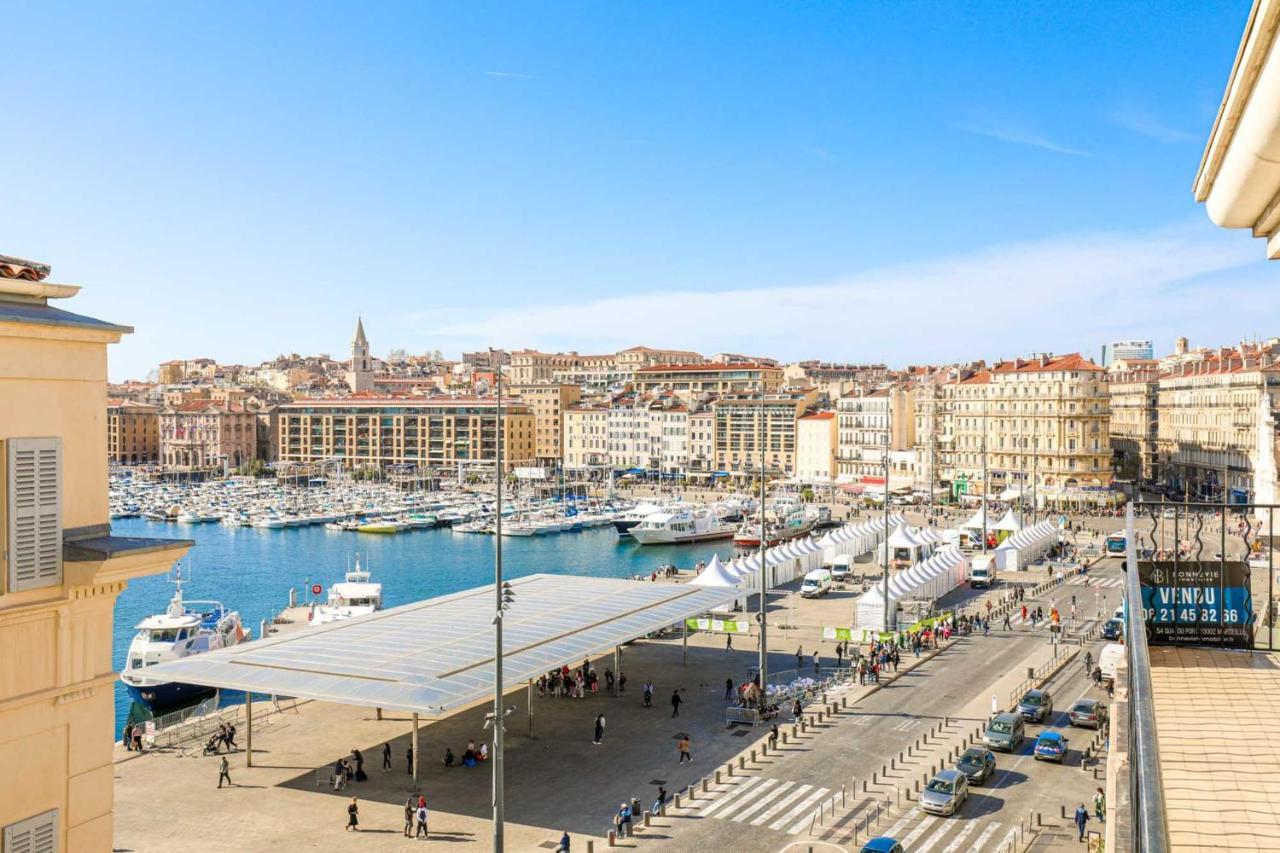 Apartmán Le Pytheas - Vue Vieux-Port Avec Terrasse Et Clim Marseille Exteriér fotografie